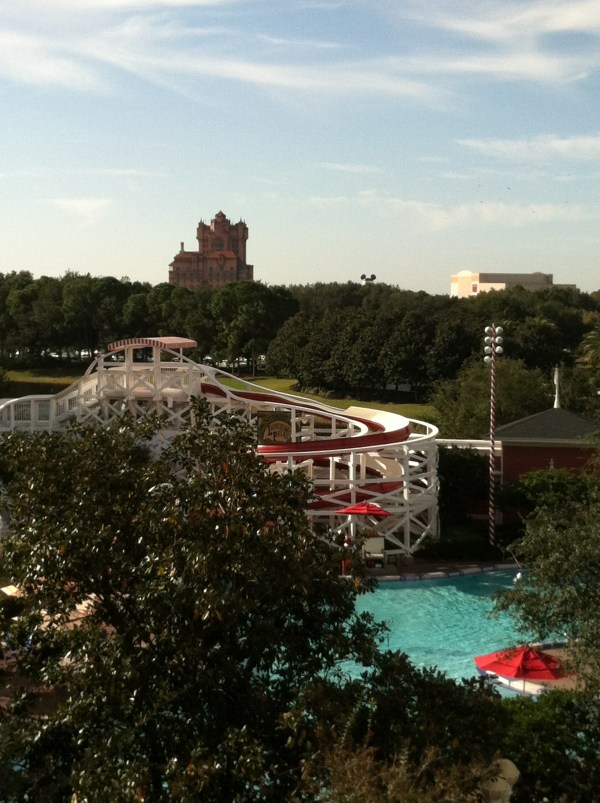 View of Tower of Terror from BoardWalk Villas