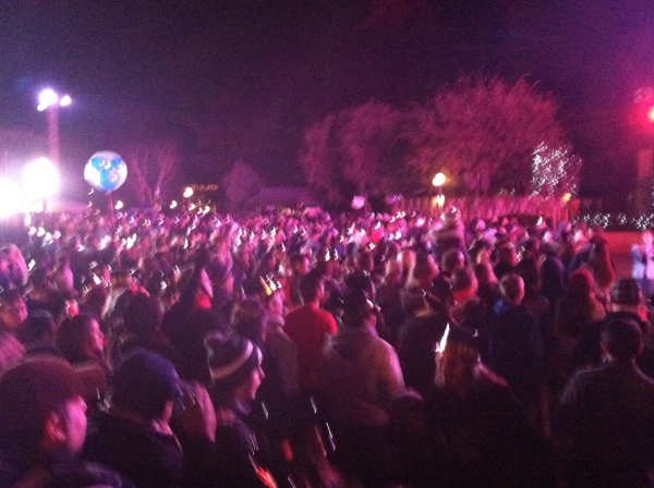Crowd at Disneyland