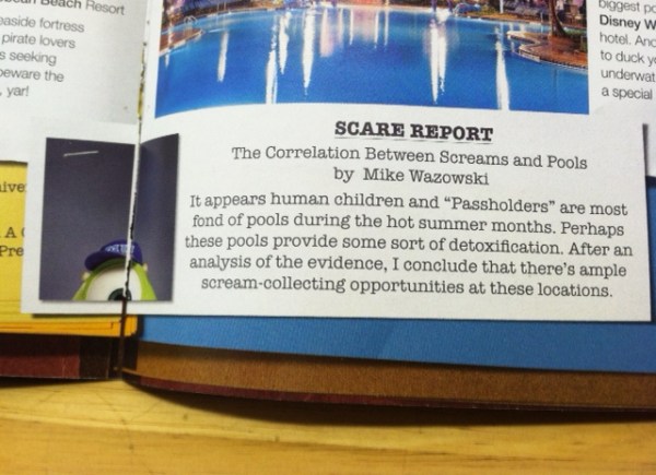 The Correlation Between Screams and Pools by Mike Wazowski