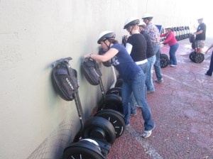 Parking behind The Land pavillion