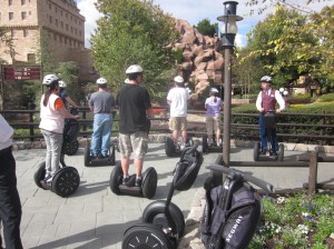 Segway tour group