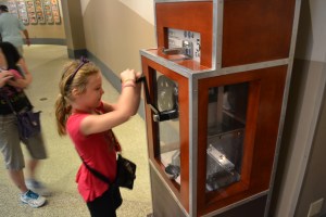 Cranking Souvenir Pennies at Disneyworld