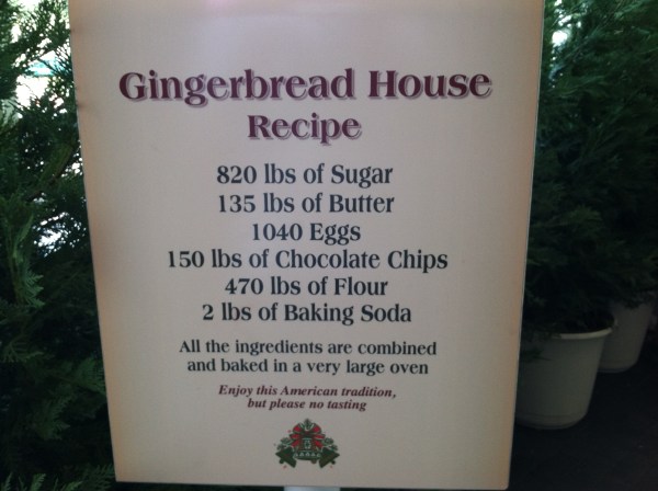 Gingerbread Mansion - American Pavilion Epcot