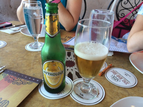Mythos Greek Beer at Spice Road Table