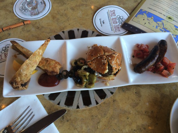 Tingis Sampler at Spice Road Table