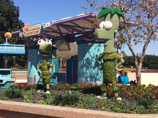 Epcot Flower and Garden Festival - Phinneas and Ferb