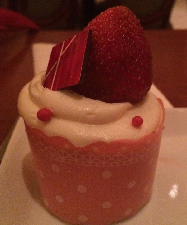 Strawberry Cream Cheese Cupcake