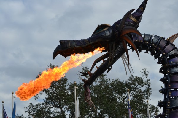 Fire breathing dragon - Magic Kingdom Festival of Fantasy Parade